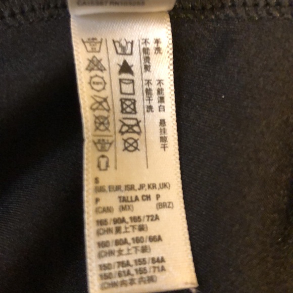 AMERICAN APPAREL SIZE SMALL - SHINY BLACK LEGGINGS - #306 - Picture 7 of 12